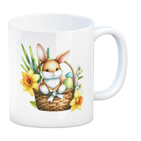 Niedlicher Osterhase im Osternest Kaffeebecher