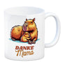 Capybara Mama und Kind Kaffeebecher mit Spruch Danke Mama