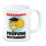 Prüfung bestanden Kaffeebecher mit Spruch Geschafft Prüfung bestanden