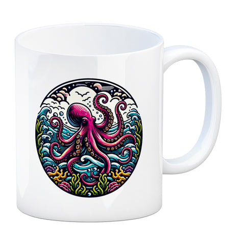 Oktopus Kaffeebecher