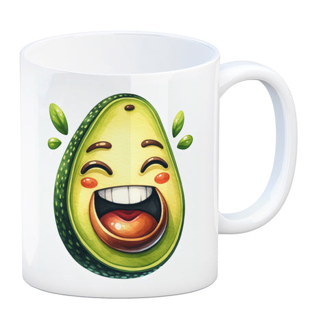 Lachende Avocado Kaffeebecher