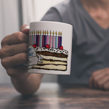 Geburtstagstorte Kaffeebecher zum 29. Geburtstag mit 29 Kerzen