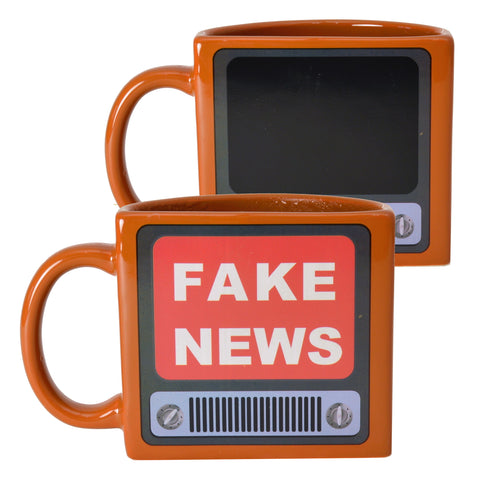 Fake News Kaffeebecher mit Wärmeeffekt