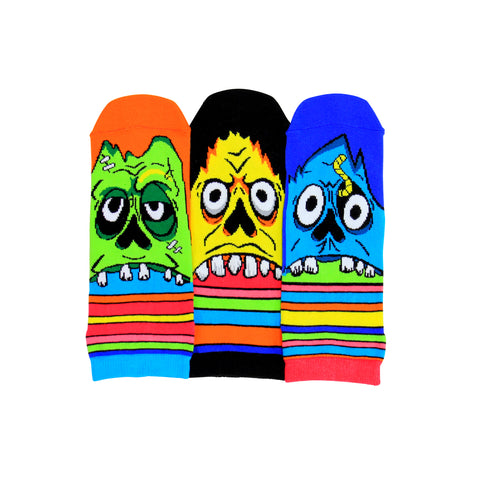 Zombie Füßlinge Oddsocks Socken in 39-46 im 3er Set