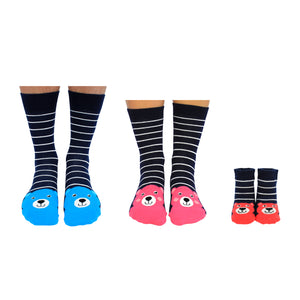 Mama, Papa und Ich Cucamelon Socken für Vater, Mutter und Baby (3 Paar)