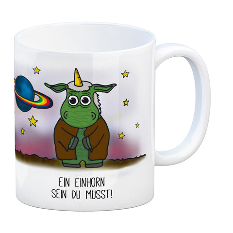 Ein Einhorn sein du musst! Honeycorns Kaffeebecher