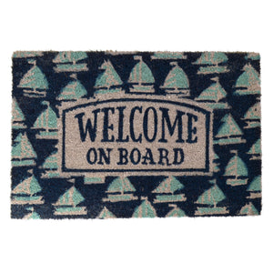 Welcome on Board - Segelschiffe Fußmatte