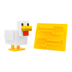 Minecraft Chicken Eierbecher mit Toastschneider