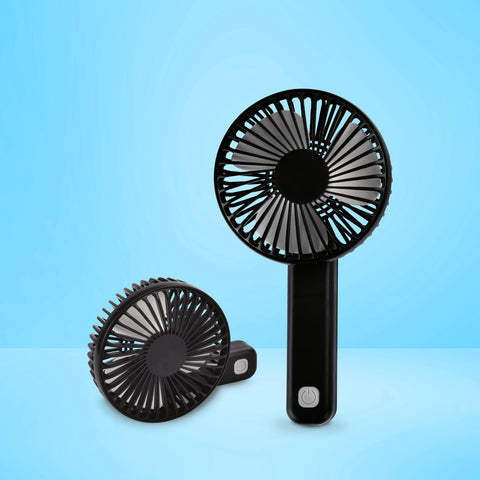 USB Akku Ventilator in schwarz