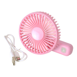 USB Akku Ventilator in pink