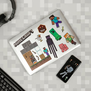 Minecraft Sticker für Laptop, Tablet und Smartphone im 101er Set