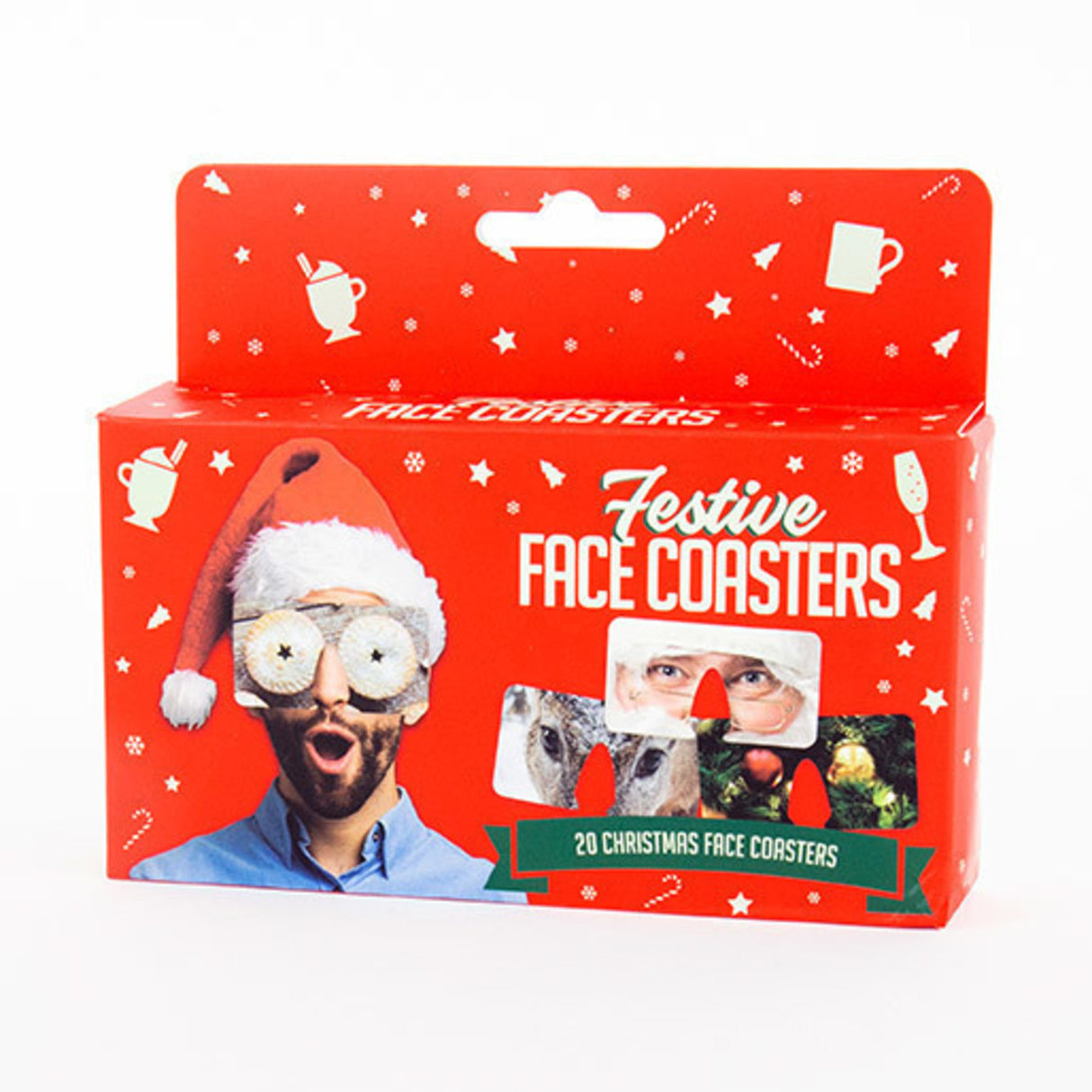 Face Coaster Weihnachten Bierdeckel mit insgesamt 20 Motiven