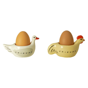 Friends Chick & Duck Eierbecher aus Keramik im 2er Set
