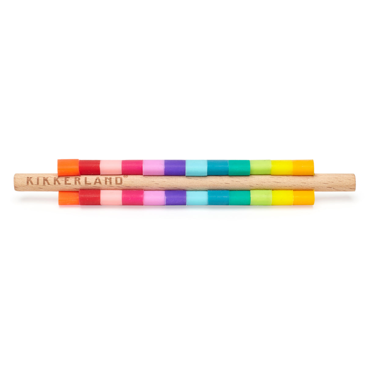 Farben Glasmarkierer mit Holzstab im 12er Set