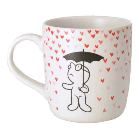 Mr. P Heart Kaffeebecher mit Herzregen