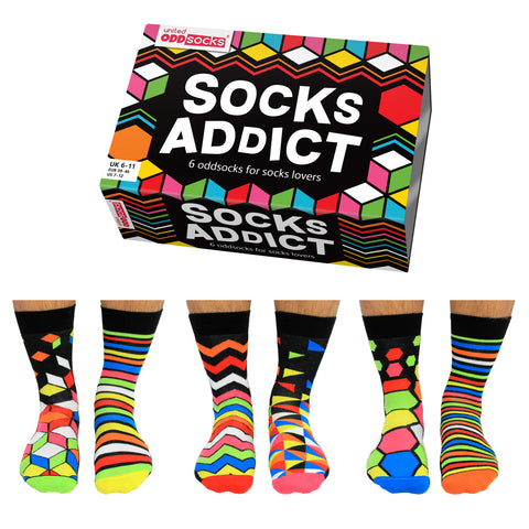 Socks Addict Oddsocks Socken in 39-46 im 6er Set