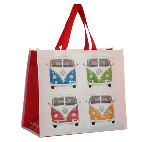 Volkswagen VW T1 Bus Einkaufstasche in rot