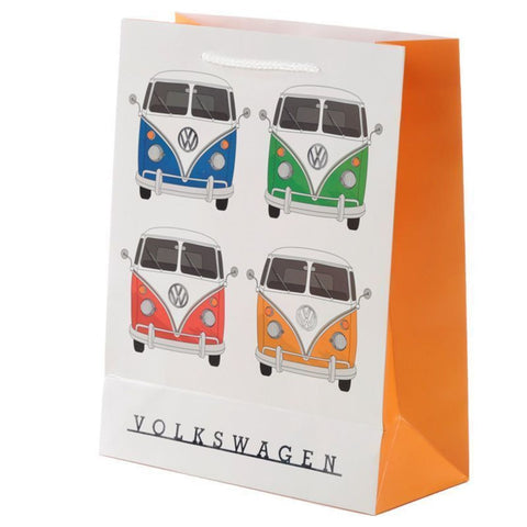 Volkswagen VW T1 Bus Geschenktüte in orange