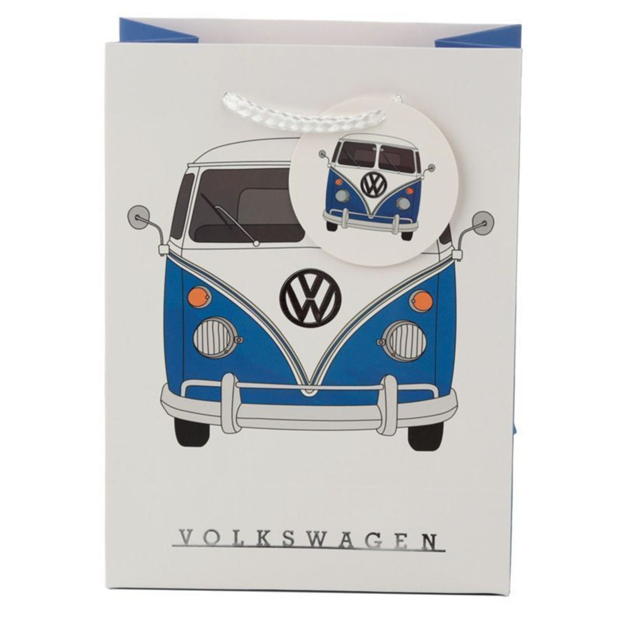 Volkswagen VW T1 Bus Geschenktüte in blau
