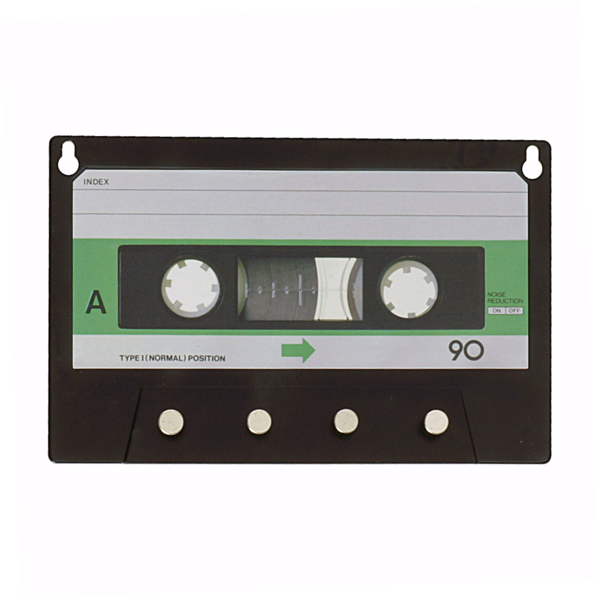Musikkassette Schlüsselhalter mit vier Haken