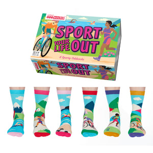 Sport your Life out Oddsocks Socken in 37-42 im 6er Set