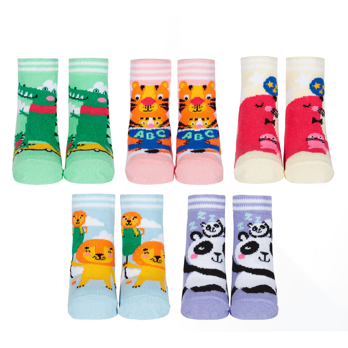 5er Set Hullabaloo Tiere Cucamelon Socken für Kleinkinder - Jetzt Kaufen! –