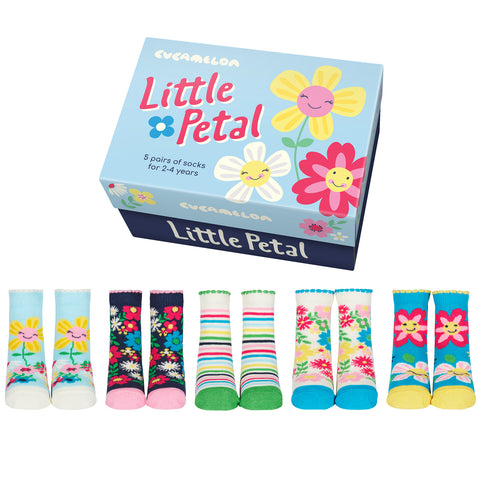 Little Petal Blumen Cucamelon Socken für Kleinkinder (5 Paar)