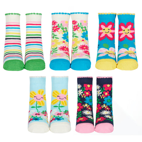 Little Petal Blumen Cucamelon Socken für Kleinkinder (5 Paar)