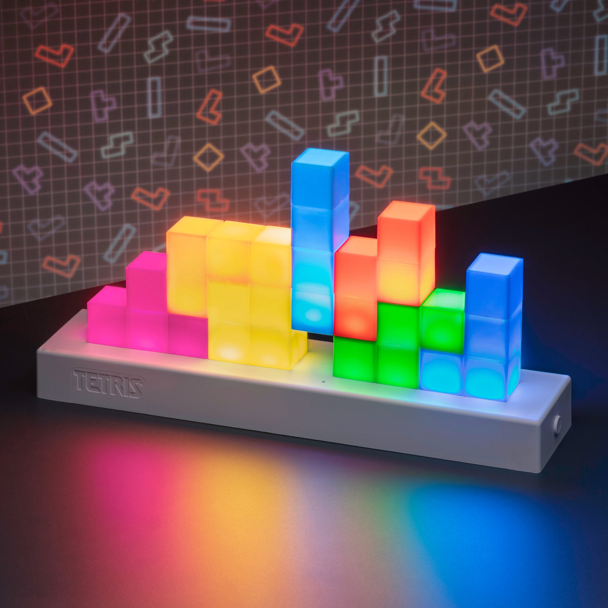 Tetris Dekolampe mit 3 Leuchtmodi