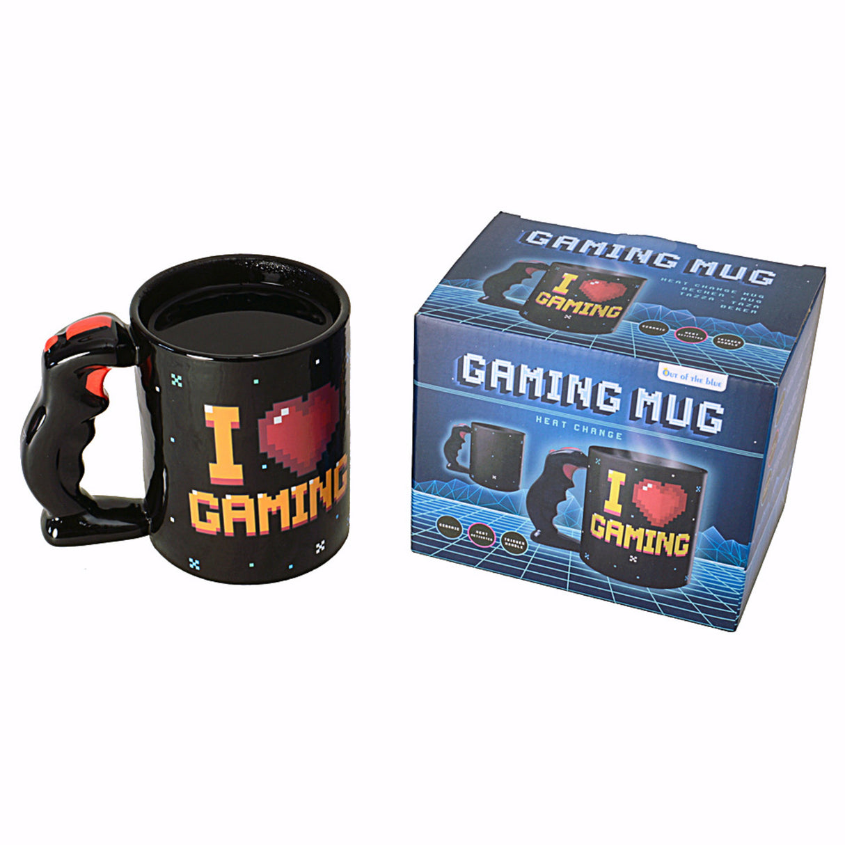 I Love Gaming Kaffeebecher mit Wärmeeffekt