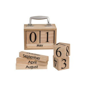 Jahreskalender Dekoartikel aus Holz