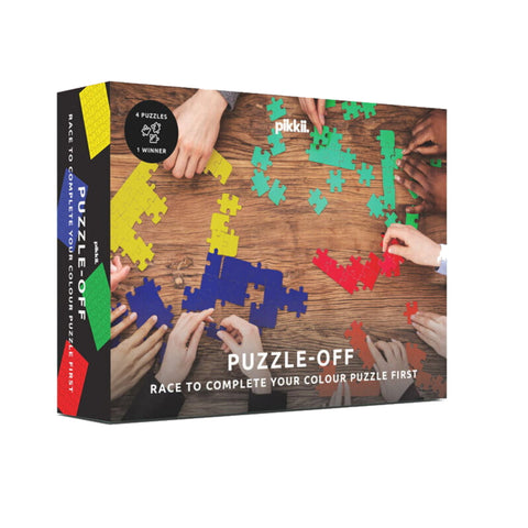 Puzzle Off Wettbewerb Puzzles im 4er Set mit insgesamt 324 Teilen