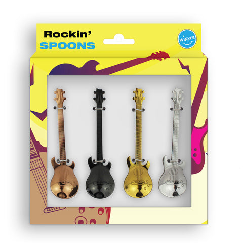 Gitarre Kaffeelöffel im 4er Set