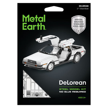 DeLorean 3D Modellbausatz aus Metall