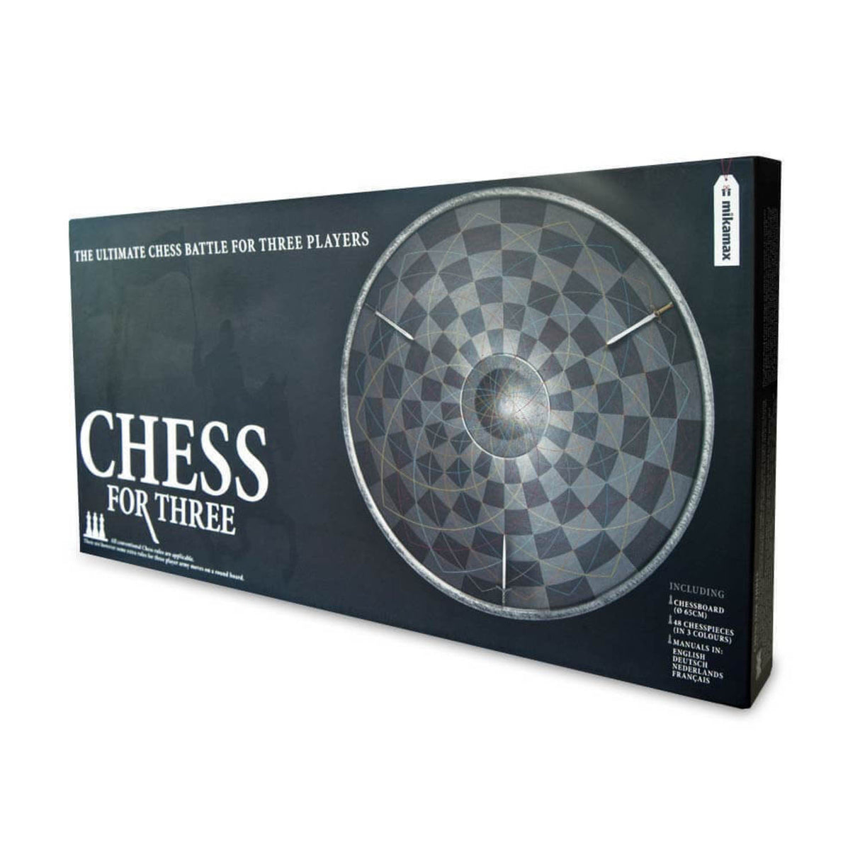 Schach für drei Schachspiel mit 48 Schachfiguren