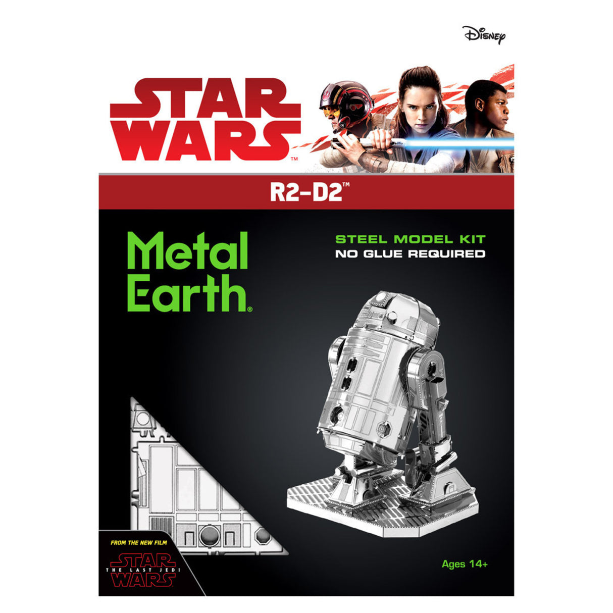 Star Wars R2-D2 3D Modellbausatz aus Metall