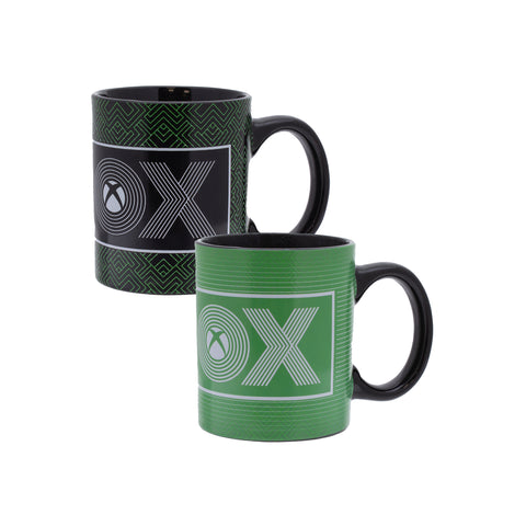 Xbox Schriftzug Kaffeebecher mit Wärmeeffekt