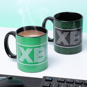 Xbox Schriftzug Kaffeebecher mit Wärmeeffekt