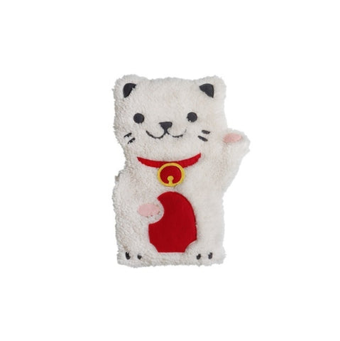 Winkekatze Körnerkissen mit Lavendelduft