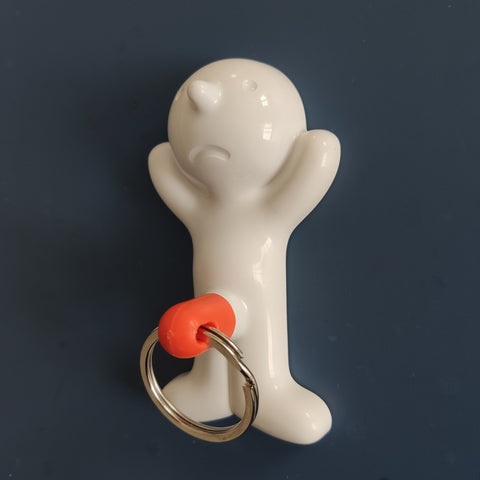 Mr. P Schlüsselhalter mit Magnet in orange